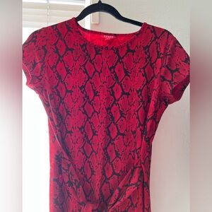 Animal print dress